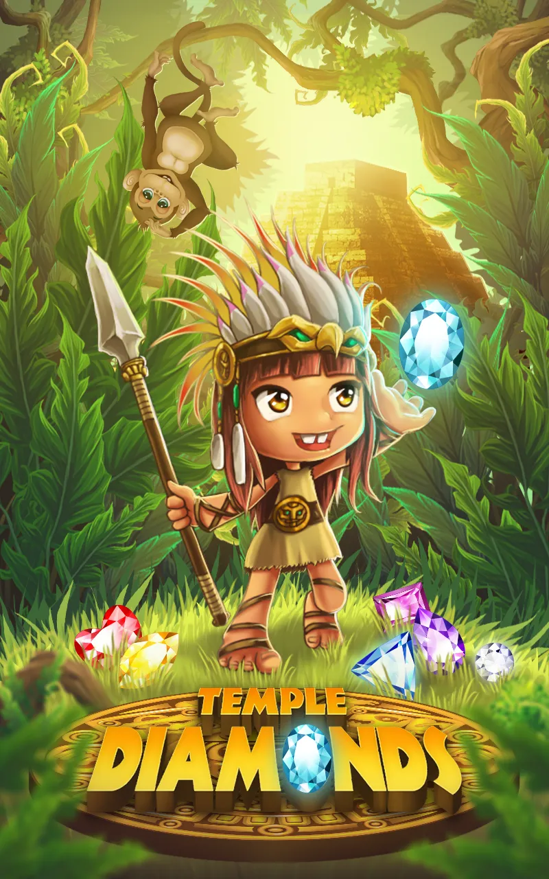 Temple Diamonds Rush | Indus Appstore | Screenshot