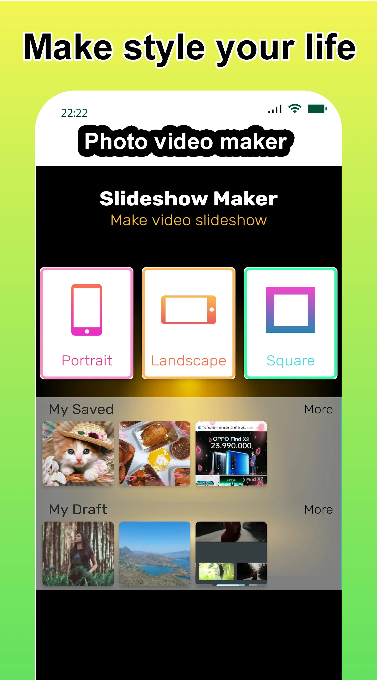 Photo video maker with music | Indus Appstore | Screenshot