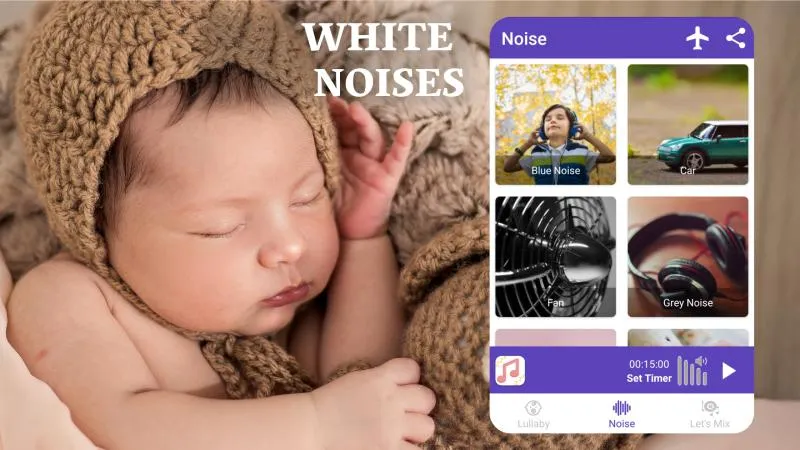 White Noise Baby Sleep: Lullin | Indus Appstore | Screenshot