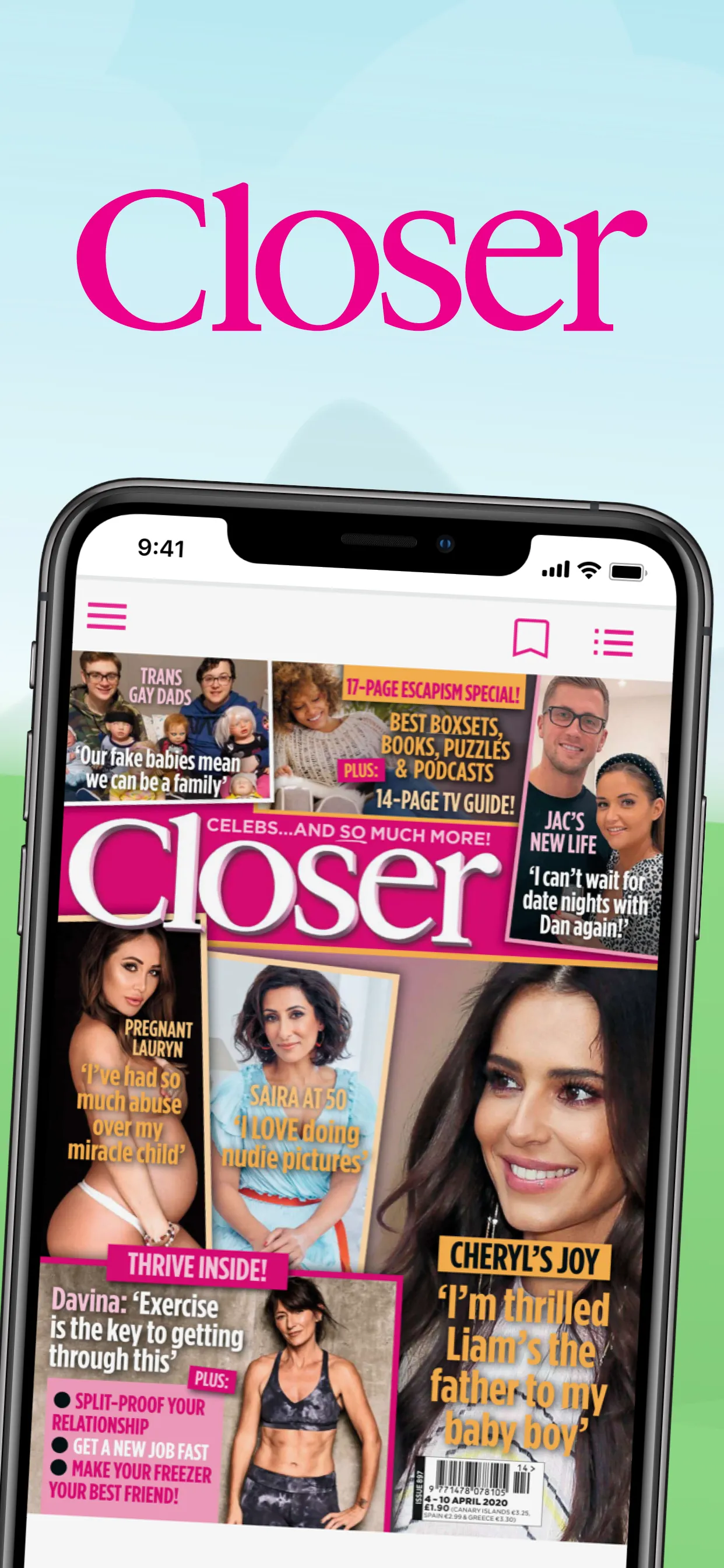 Closer: UK’s hottest magazine | Indus Appstore | Screenshot