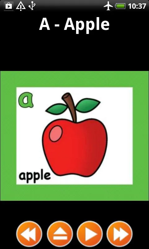 ABC Words for Kids Flashcards | Indus Appstore | Screenshot