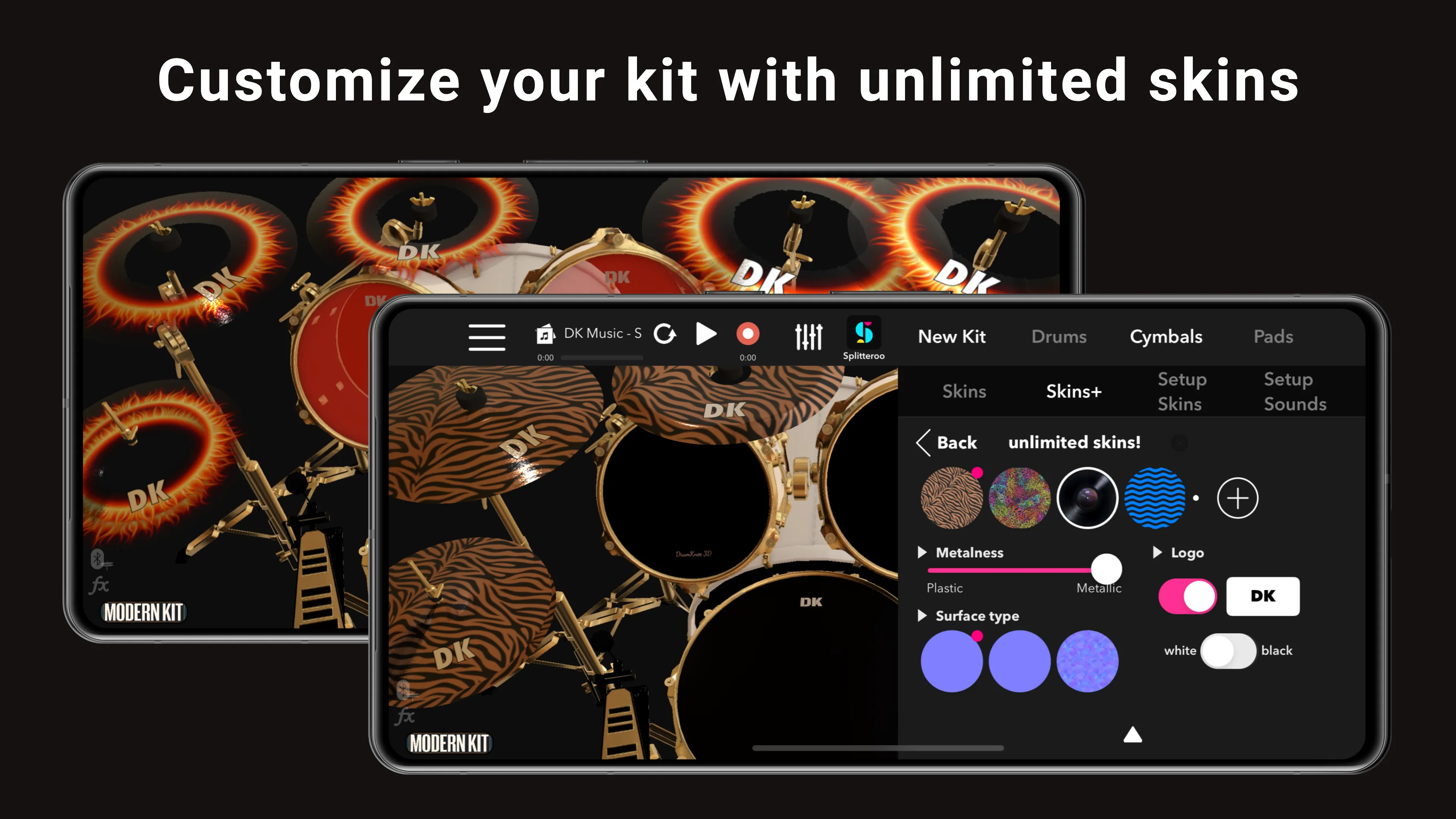 DrumKnee 3D Drums - Drum Set | Indus Appstore | Screenshot