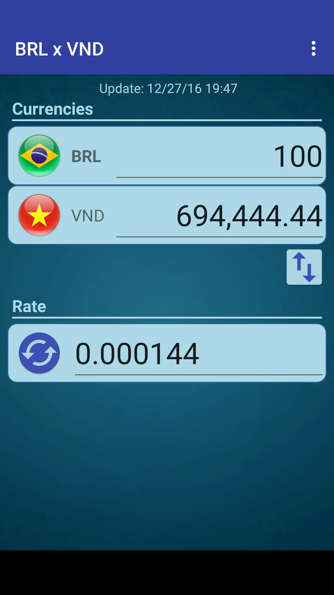 Brazil Real x Vietnamese Dong | Indus Appstore | Screenshot