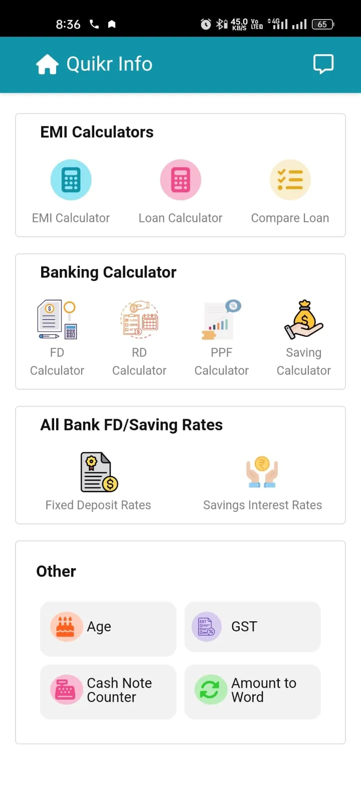 FD Interest Rates & Calculator | Indus Appstore | Screenshot