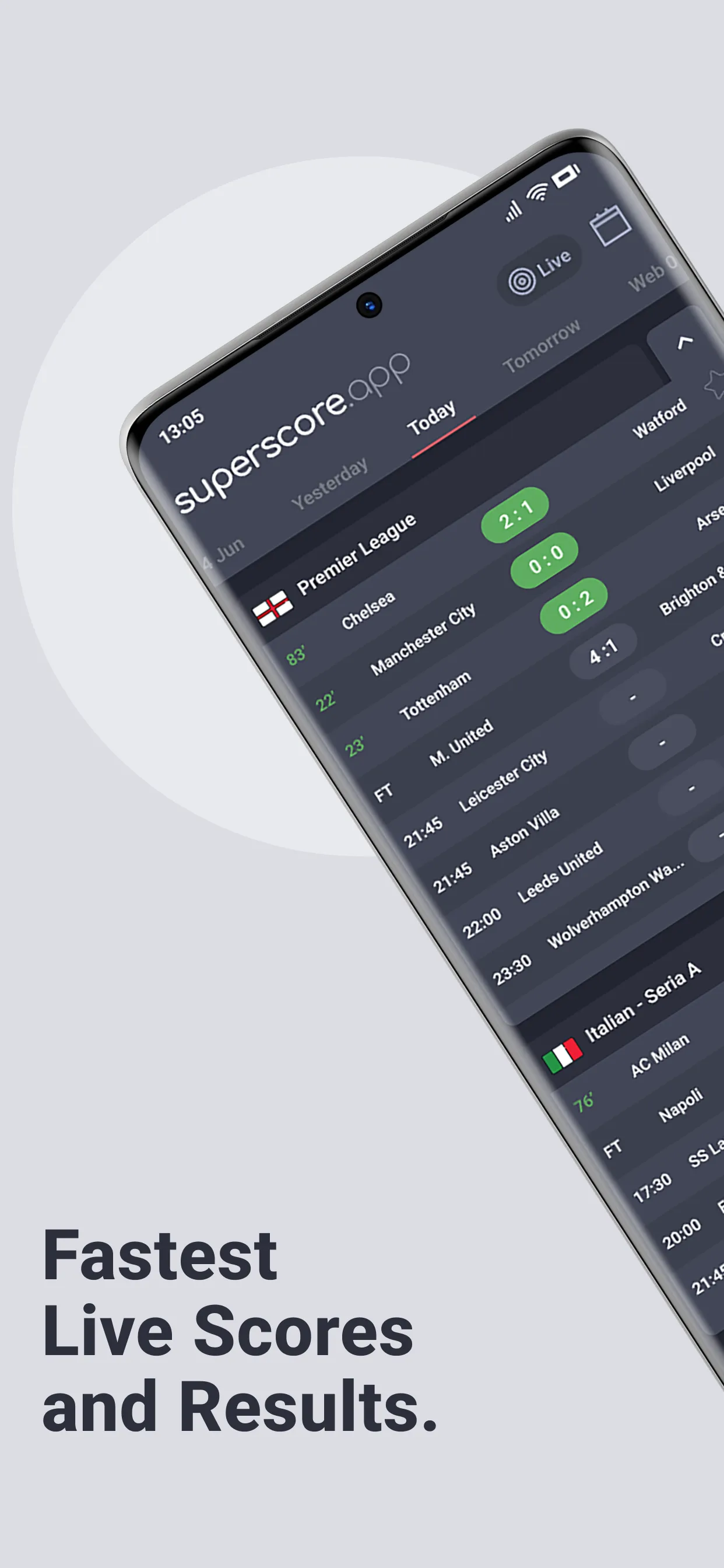 Super Score - Live scores | Indus Appstore | Screenshot