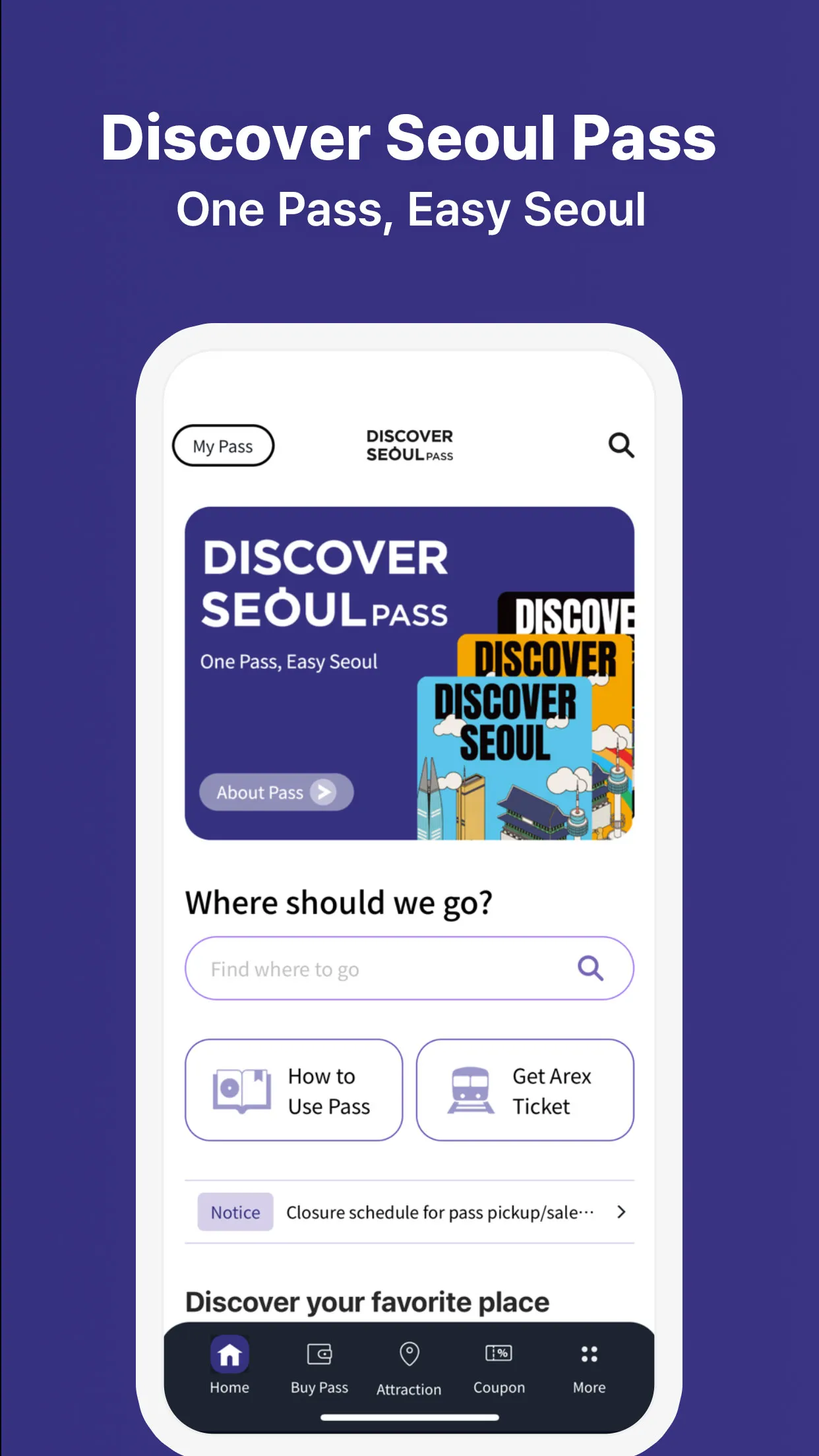 Discover Seoul Pass | Indus Appstore | Screenshot