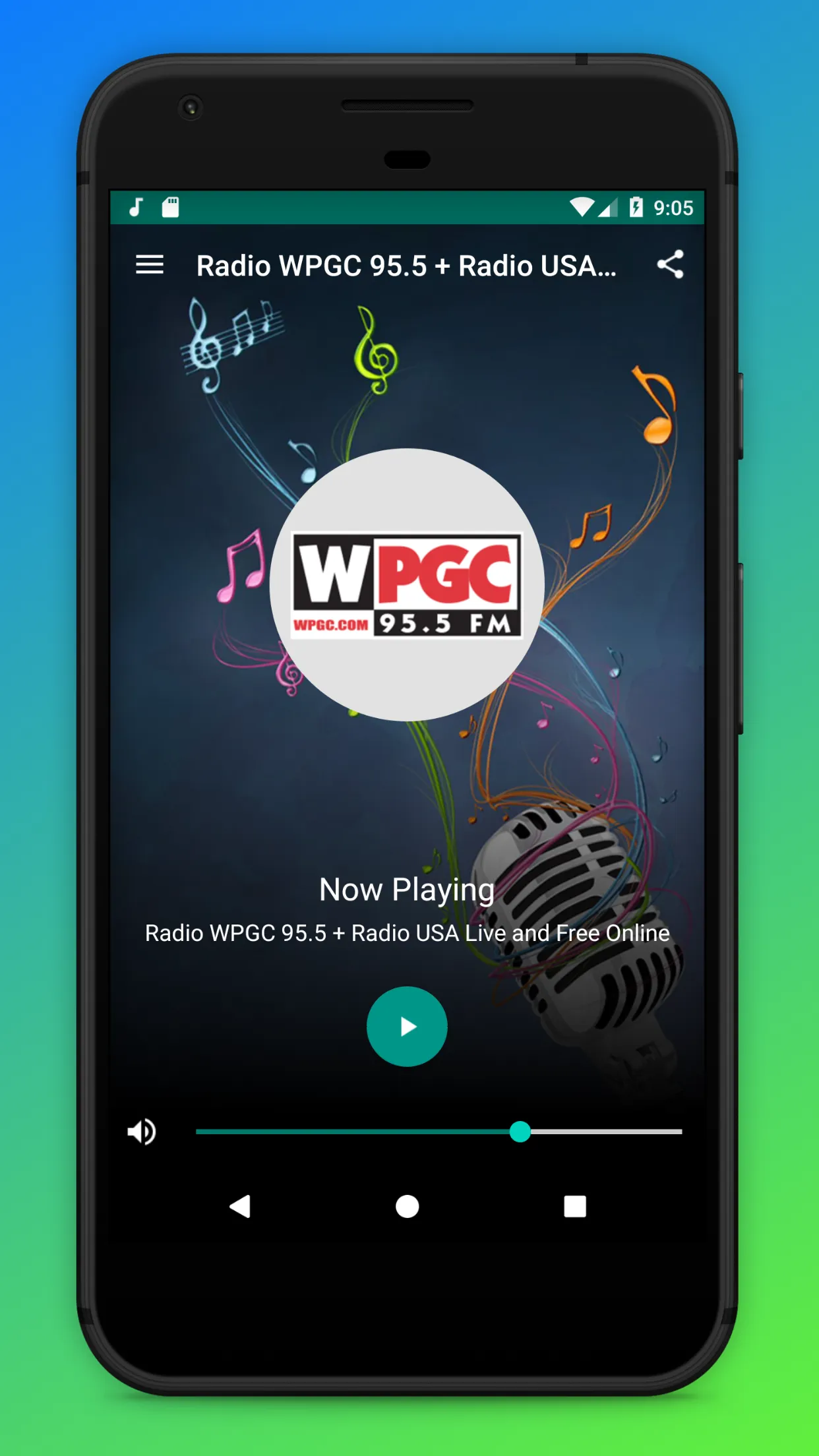 WPGC 95.5 Radio Station USA FM | Indus Appstore | Screenshot