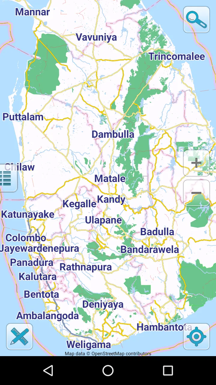 Map of Sri Lanka offline | Indus Appstore | Screenshot