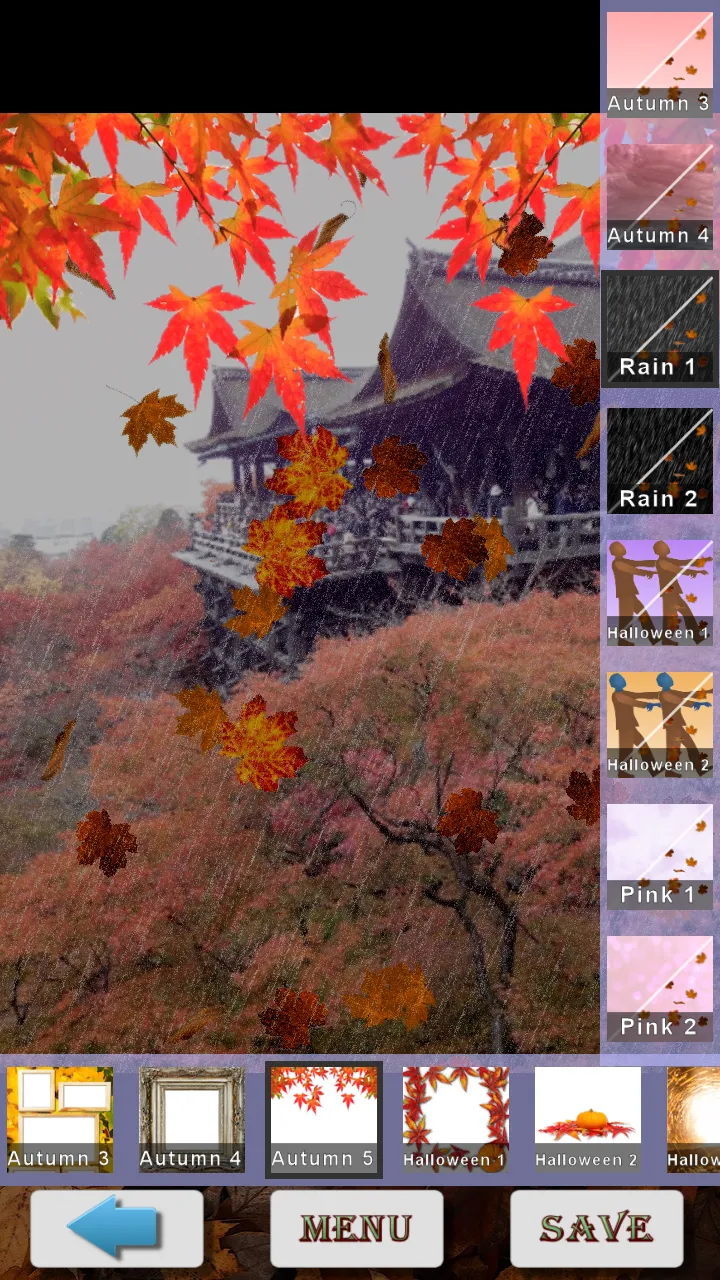 Aki Camera -Autumn & halloween | Indus Appstore | Screenshot