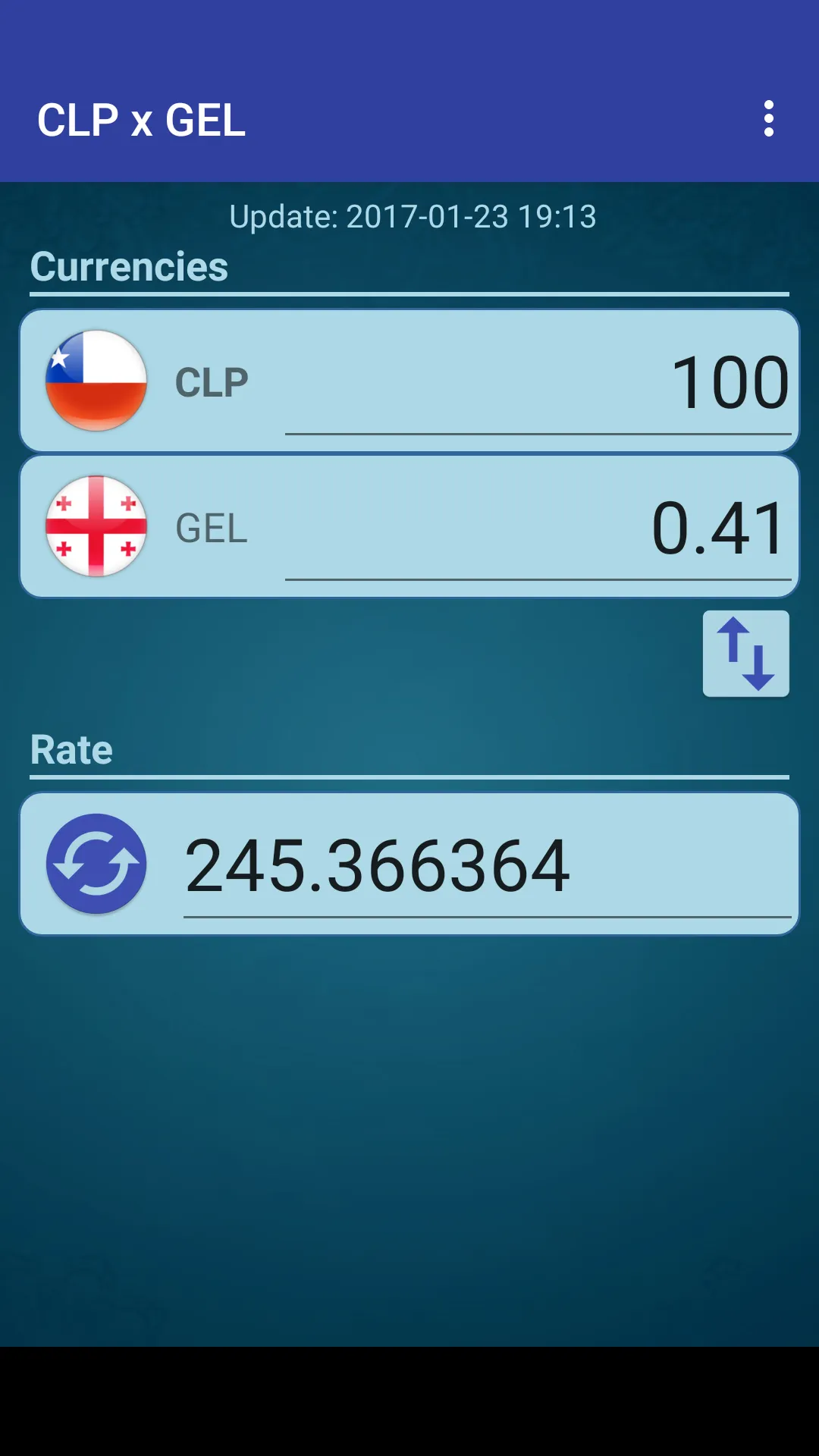 Chile Peso x Georgian Lari | Indus Appstore | Screenshot