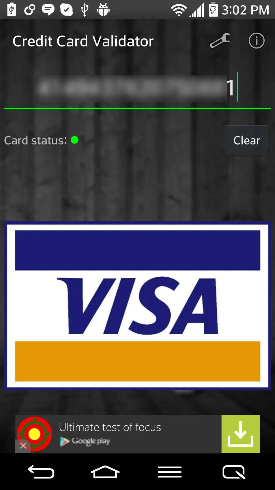 Credit Card Validator | Indus Appstore | Screenshot