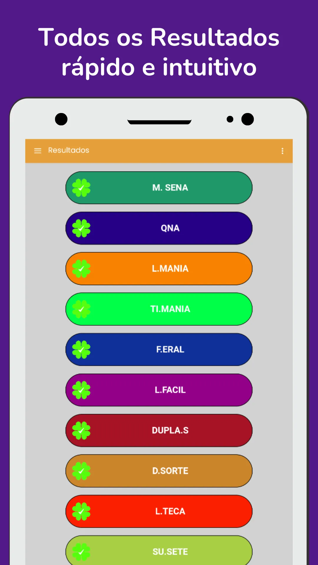 Resultado Loterias | Indus Appstore | Screenshot