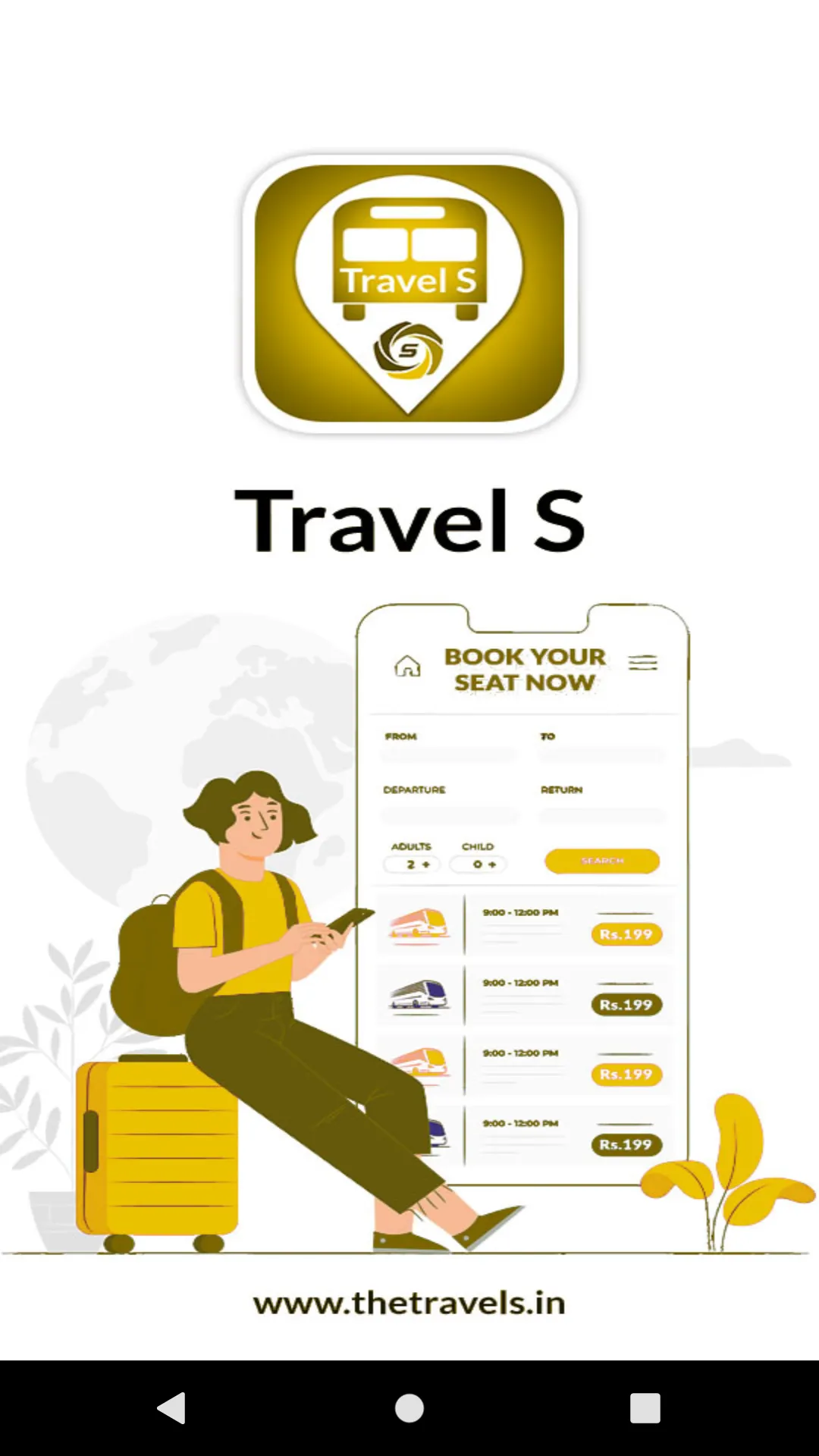 TravelS | Online Bus Ticket Bo | Indus Appstore | Screenshot