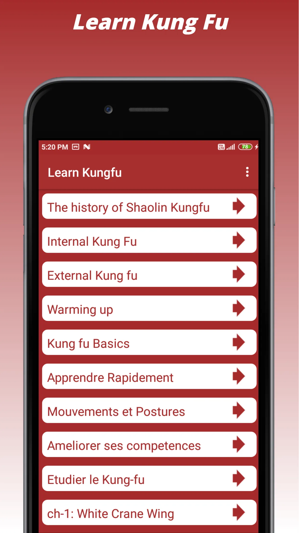 Learn Kungfu | Indus Appstore | Screenshot