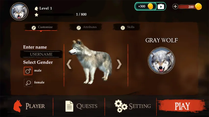 The Wolf Simulator | Indus Appstore | Screenshot