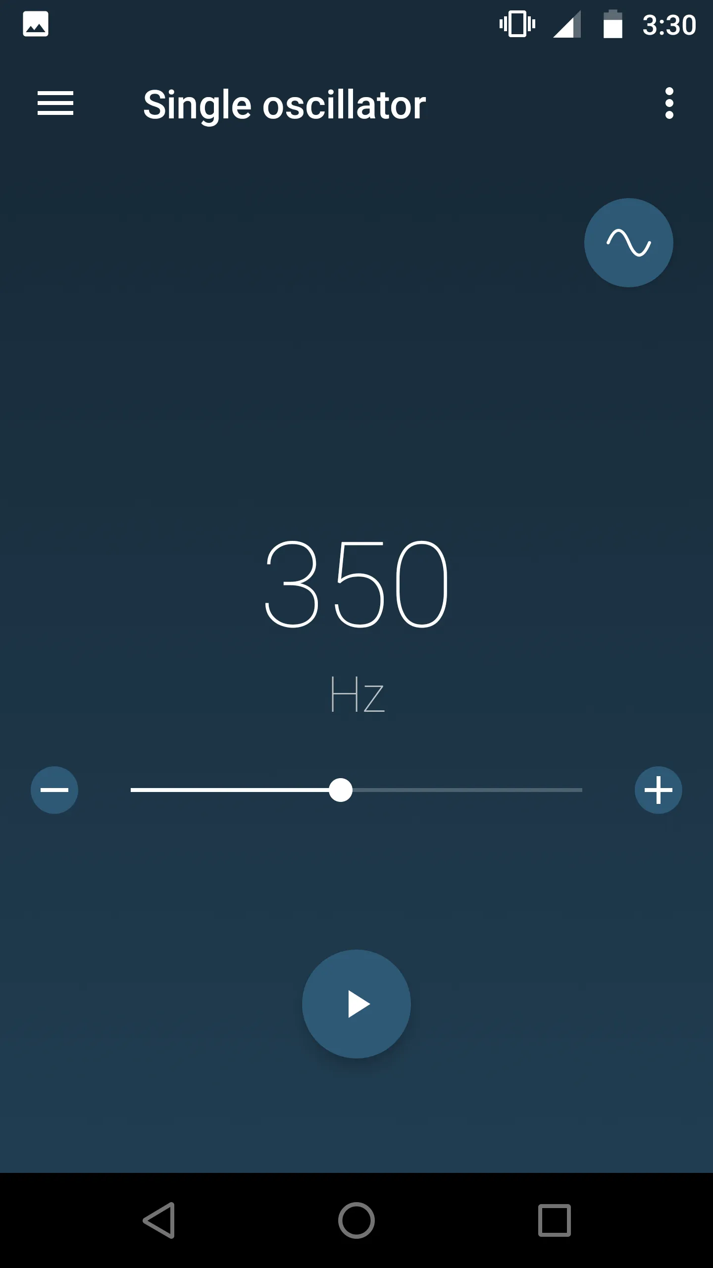 Frequency Sound Generator | Indus Appstore | Screenshot