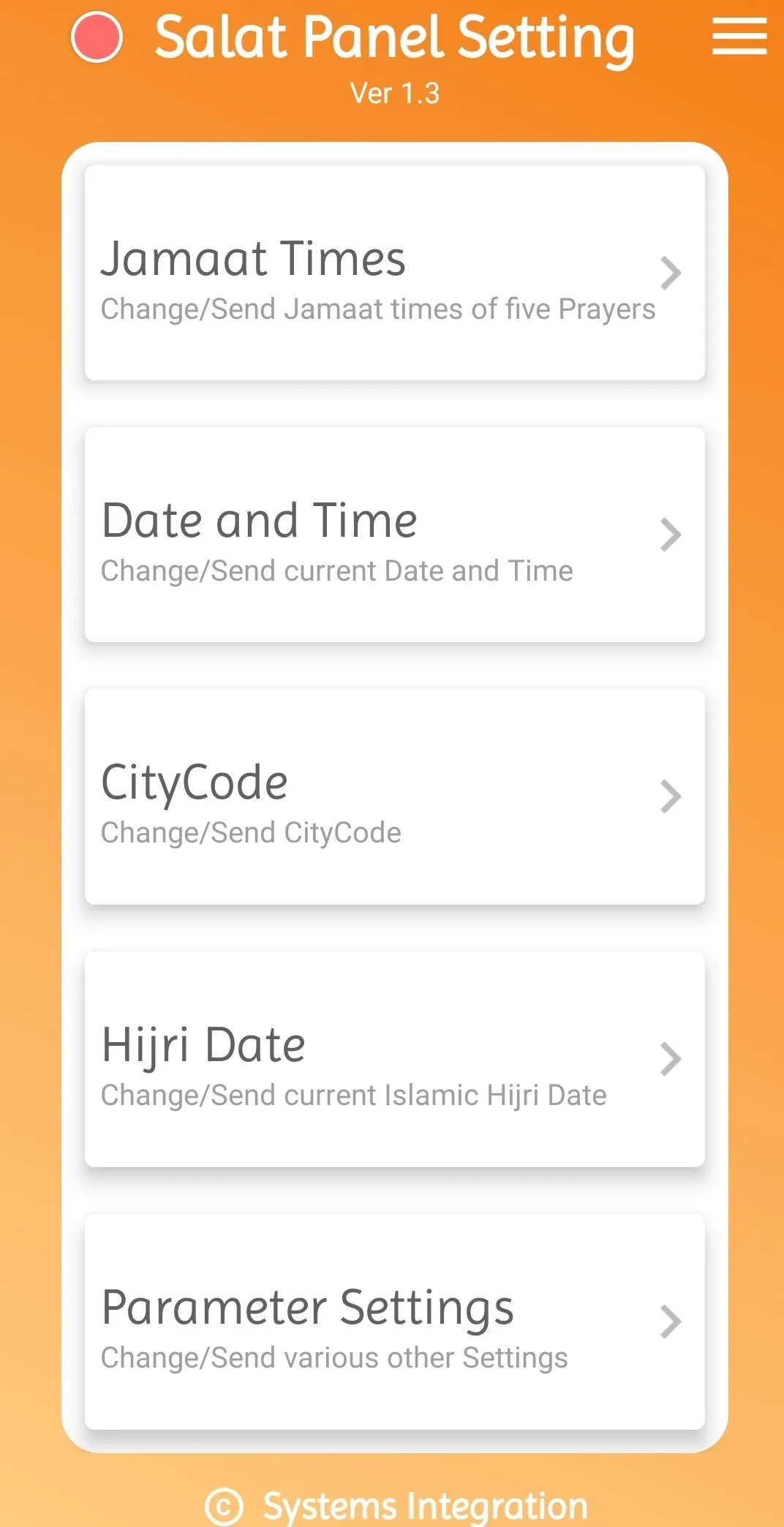 Salat Panel Setting | Indus Appstore | Screenshot