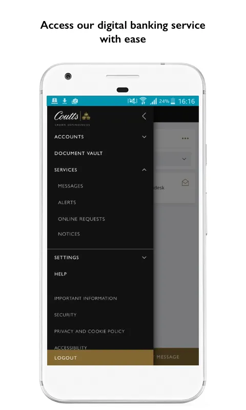 Coutts Crown Dependencies Mobi | Indus Appstore | Screenshot