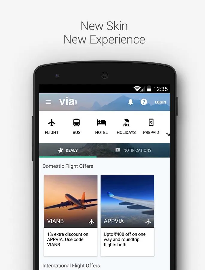 VIA - Flight Hotel Holiday Bus | Indus Appstore | Screenshot