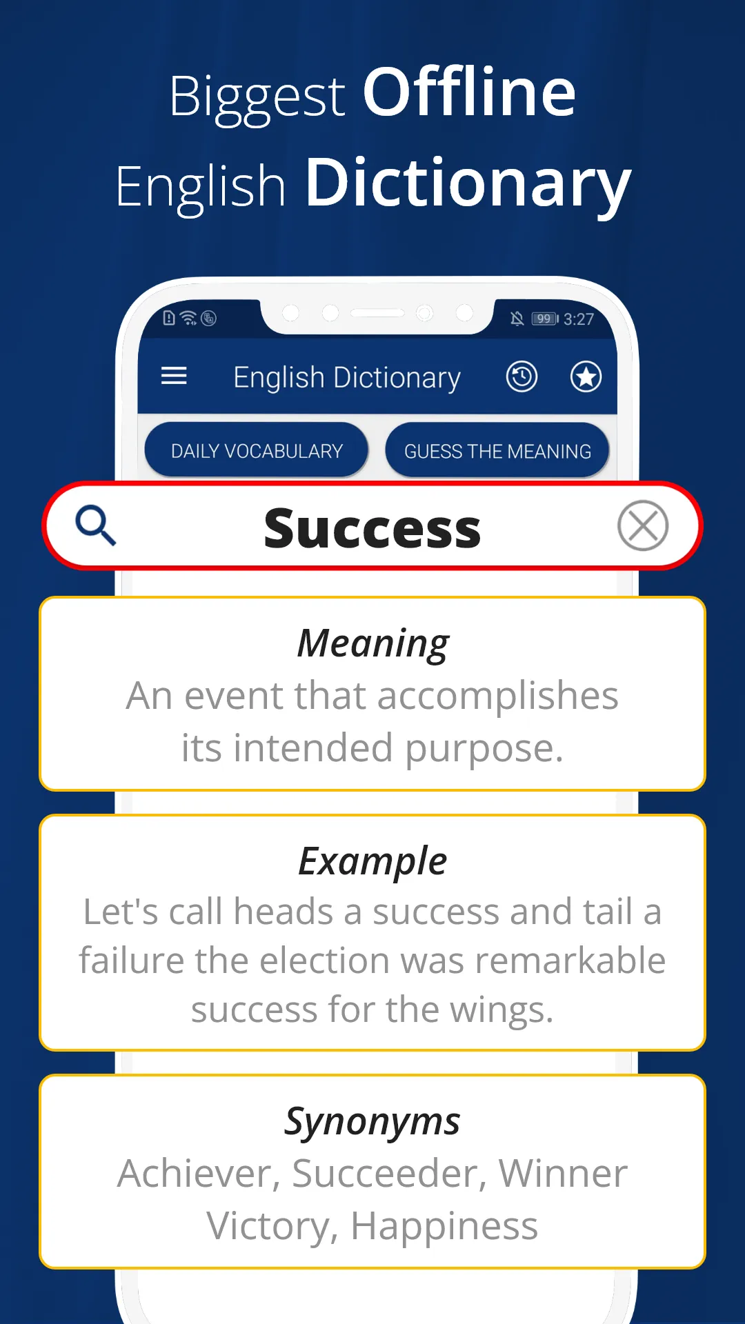 English Dictionary Offline App | Indus Appstore | Screenshot