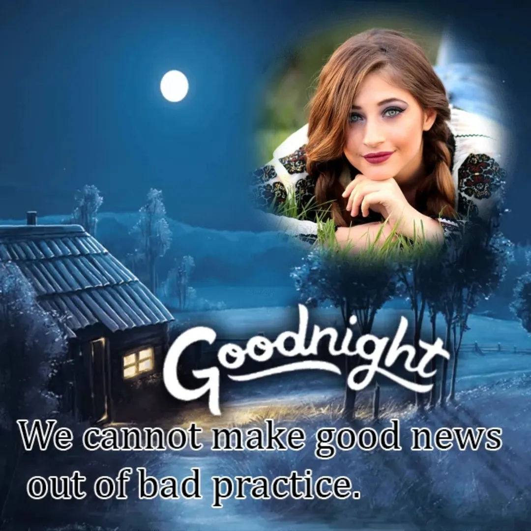 Good Night Photo Frame | Indus Appstore | Screenshot