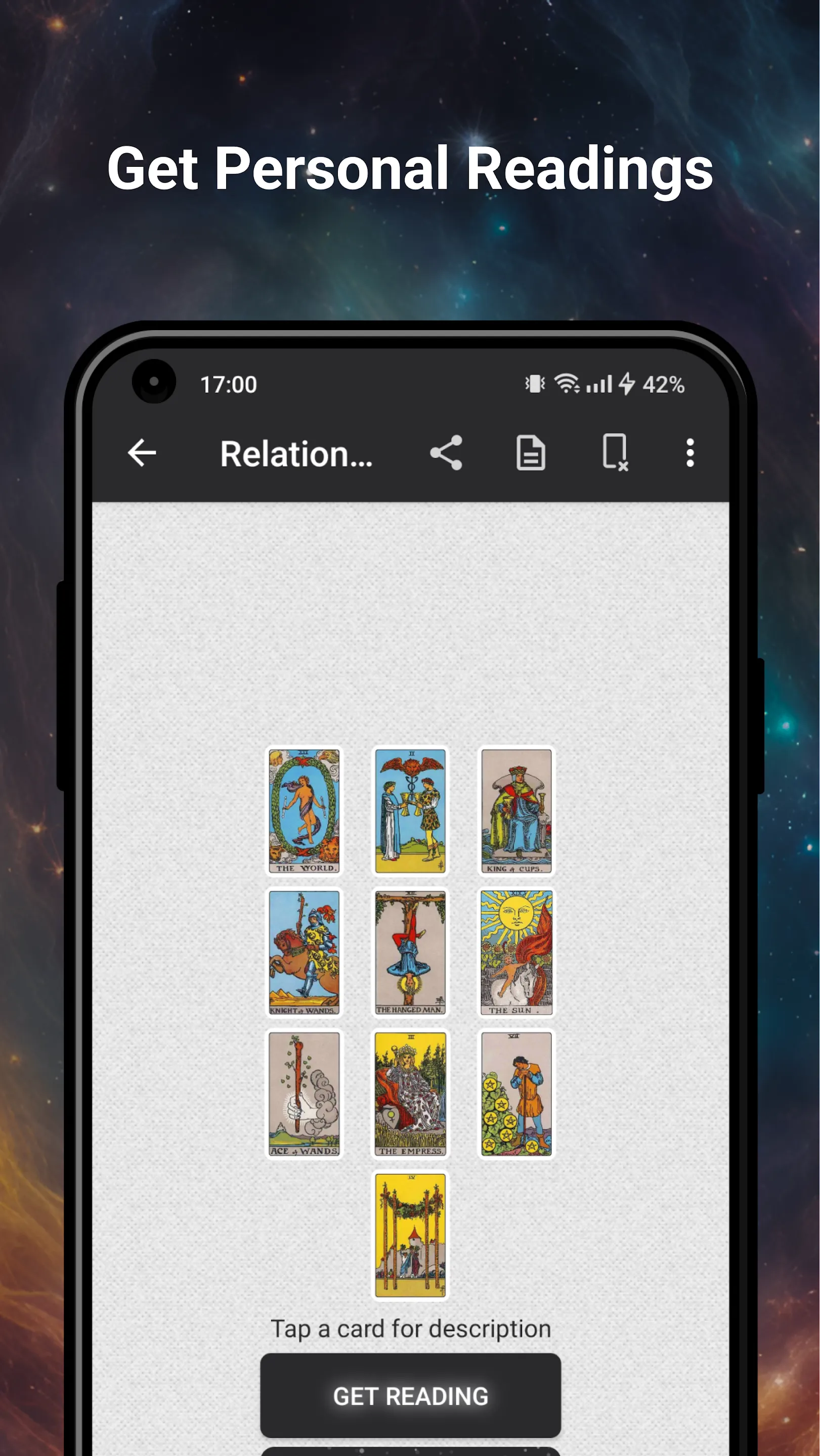 Tarot Divination - Cards Deck | Indus Appstore | Screenshot