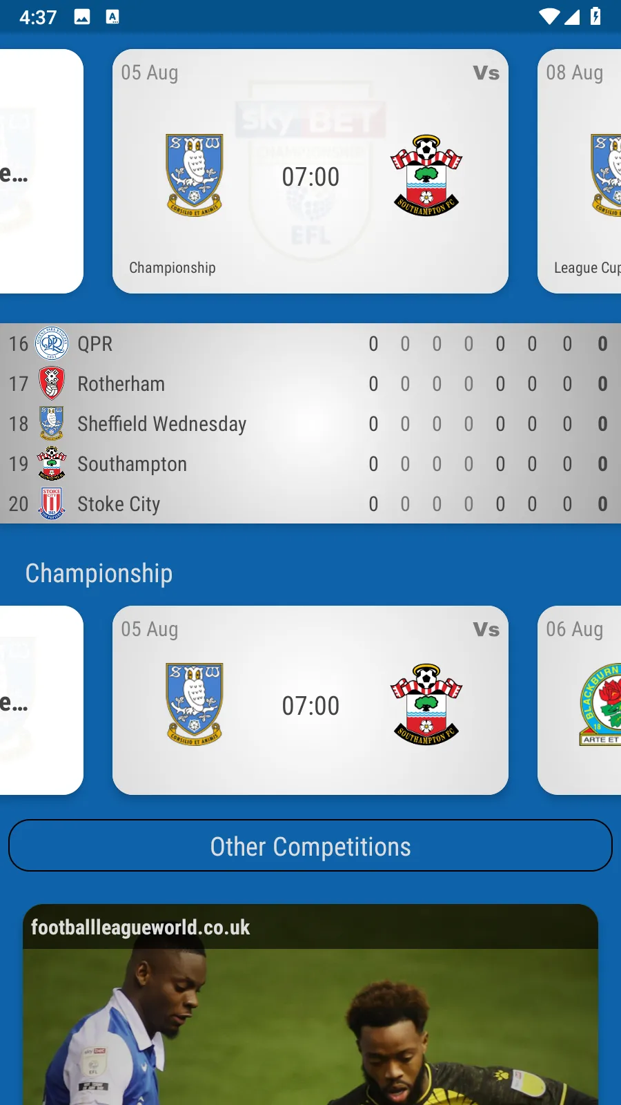 Sheffield Wednesday Fan App | Indus Appstore | Screenshot