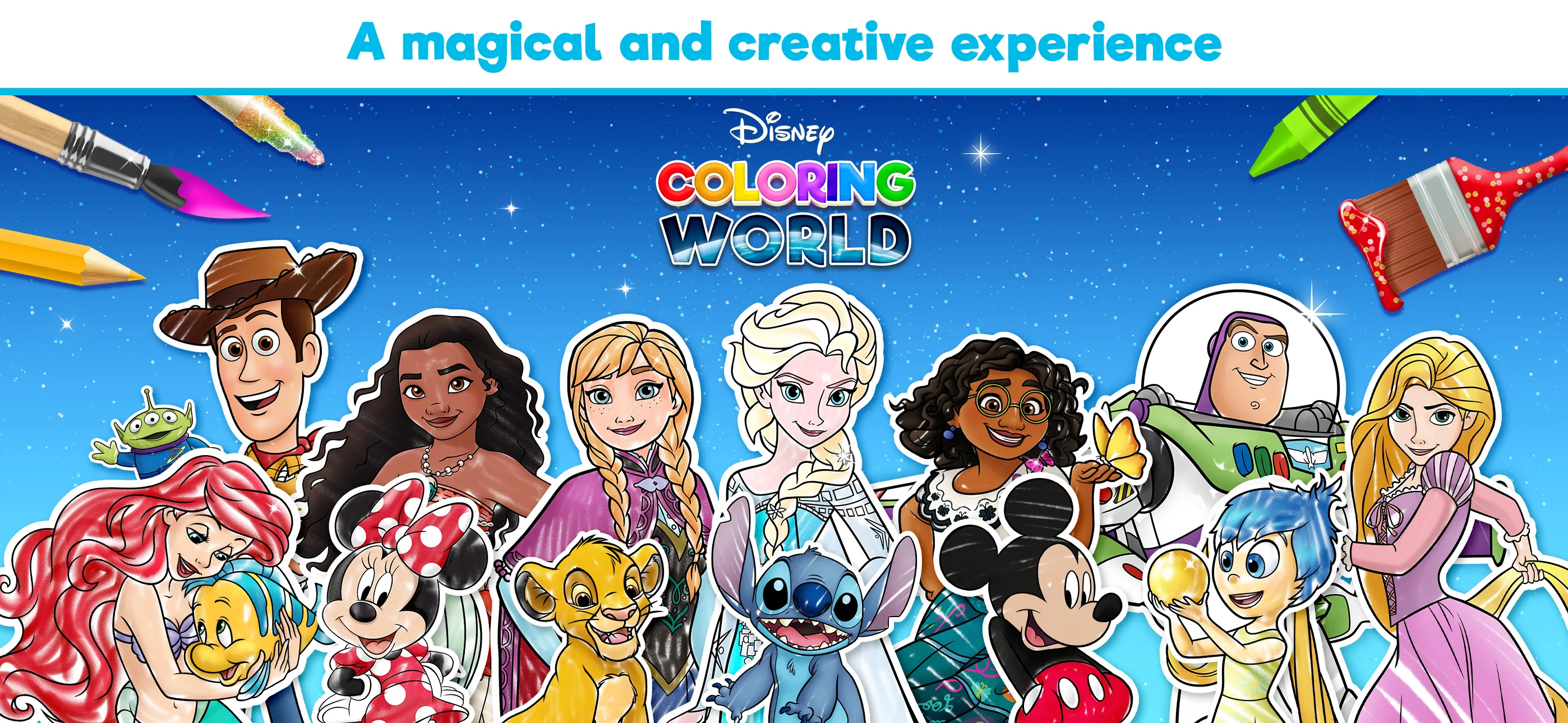 Disney Coloring World | Indus Appstore | Screenshot