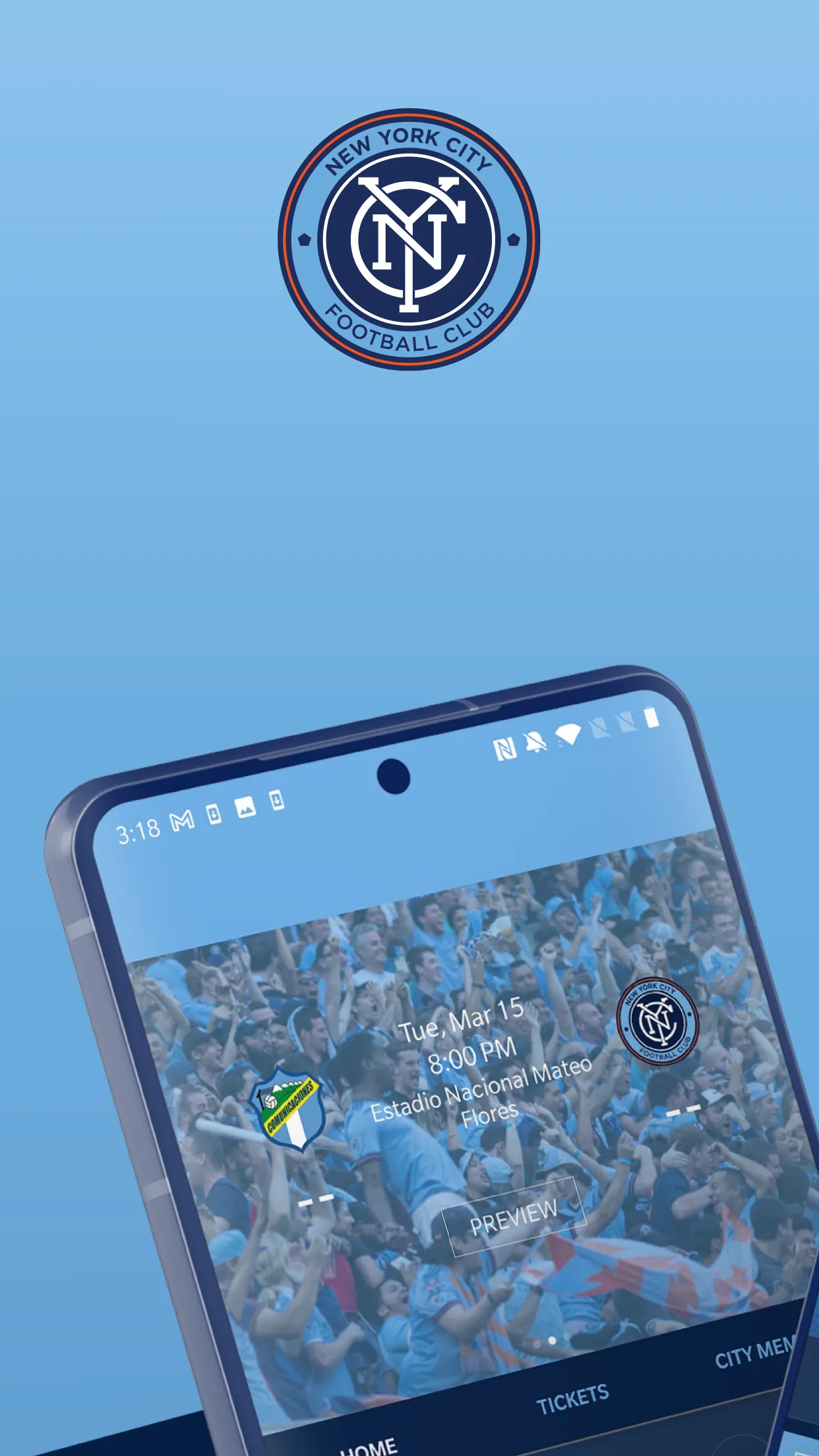 New York City FC | Indus Appstore | Screenshot