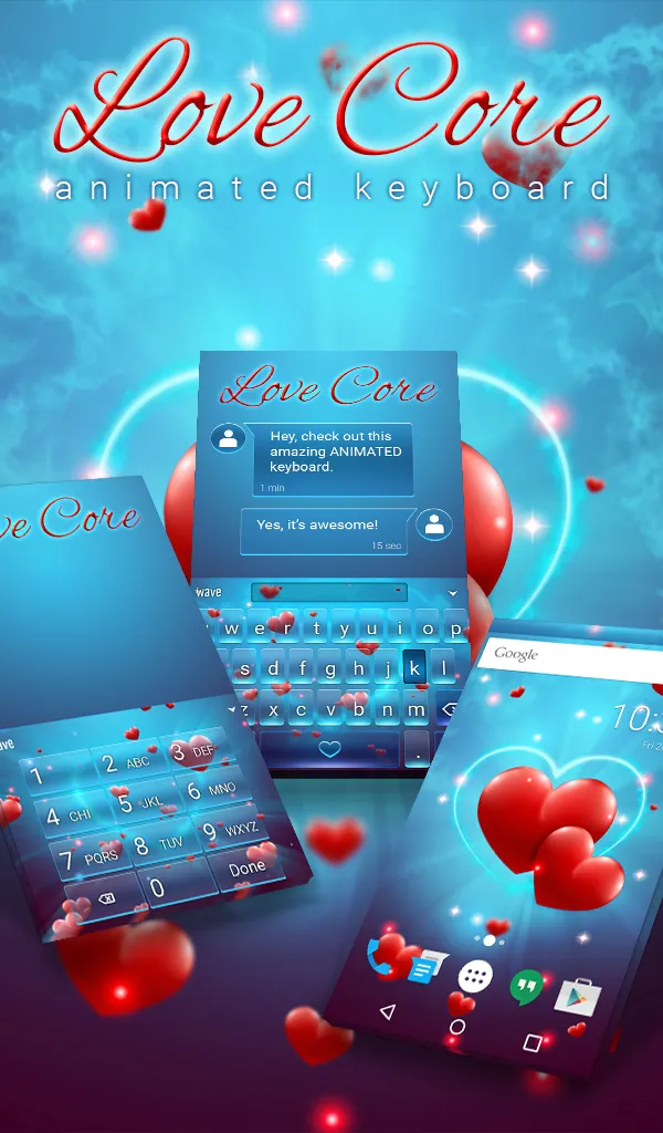 Love Core Keyboard & Wallpaper | Indus Appstore | Screenshot