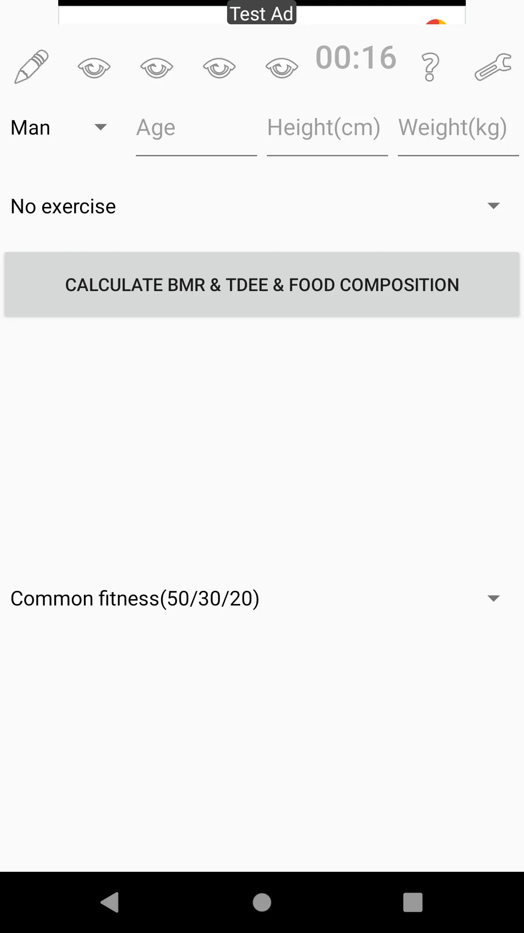 Fitness Calculator | Indus Appstore | Screenshot