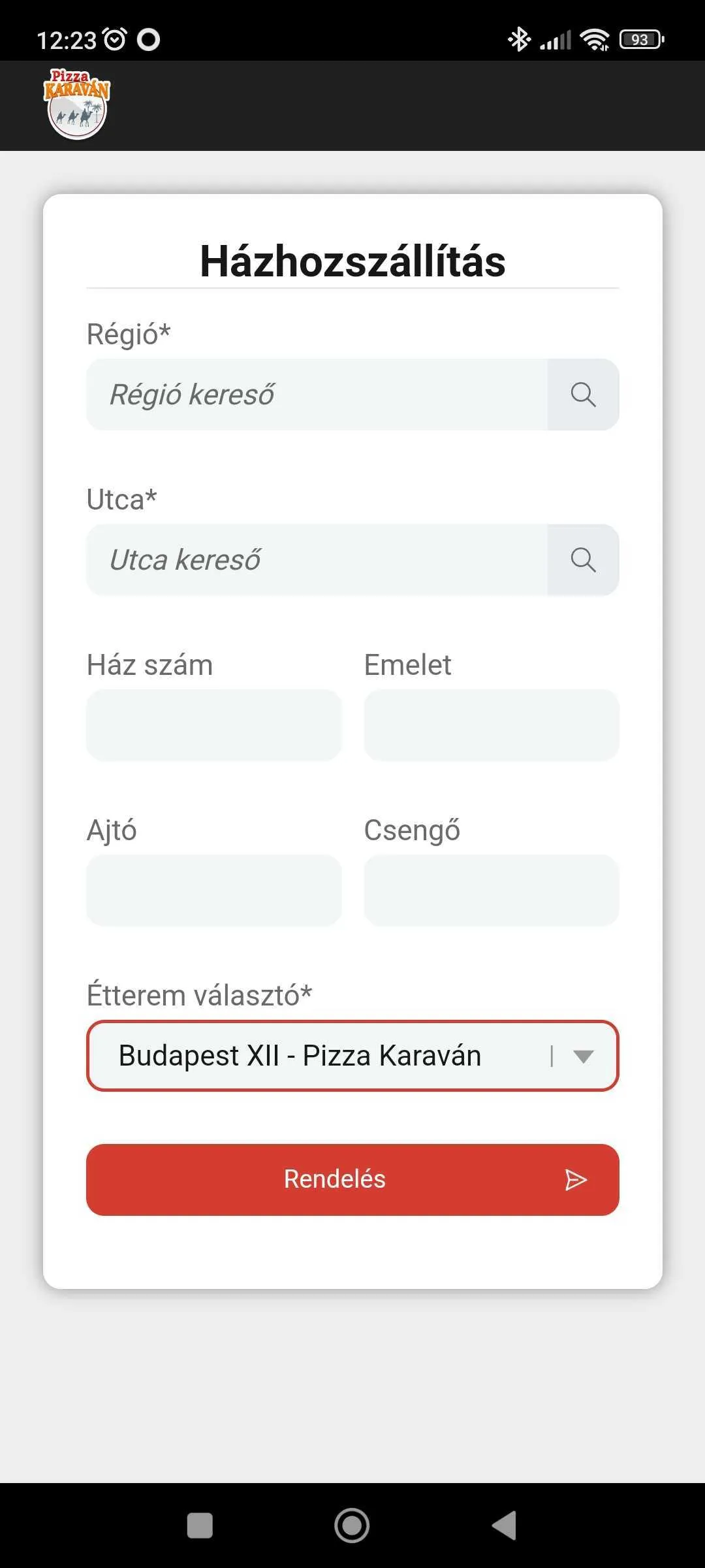 Pizza Karaván | Indus Appstore | Screenshot