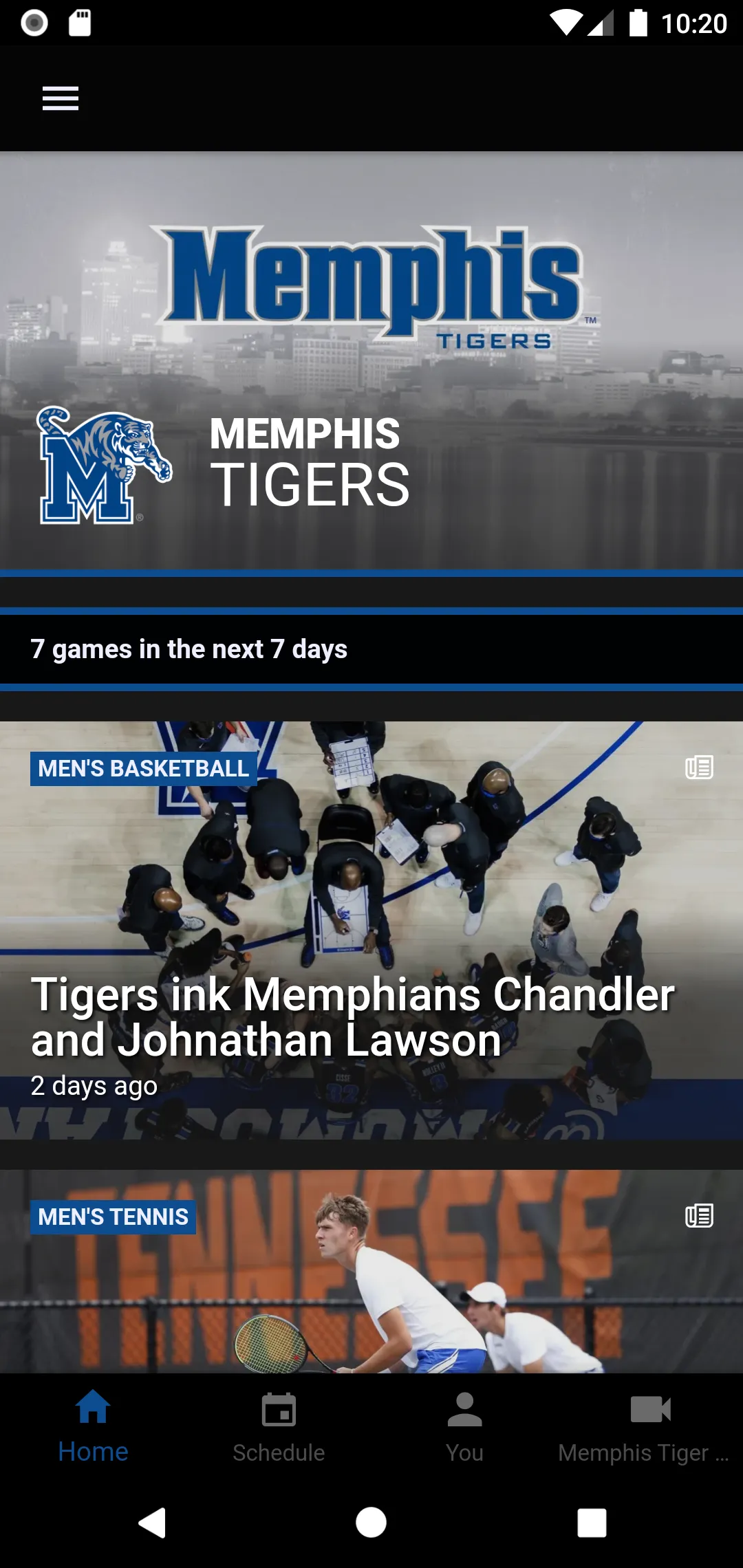 Official Memphis Tigers | Indus Appstore | Screenshot