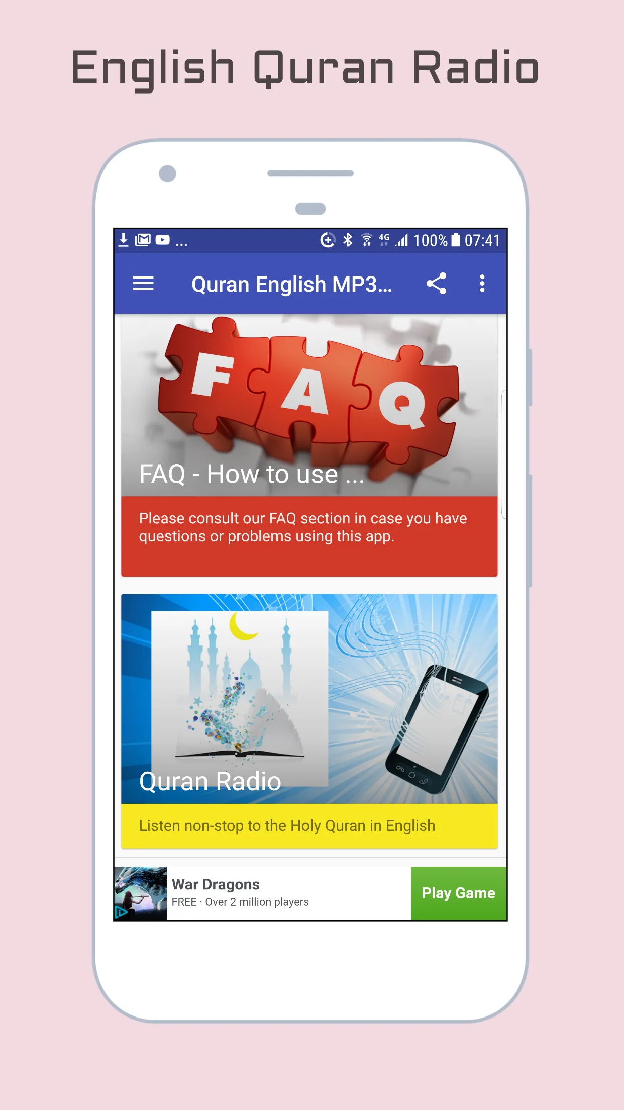 Quran English MP3 & ebook | Indus Appstore | Screenshot