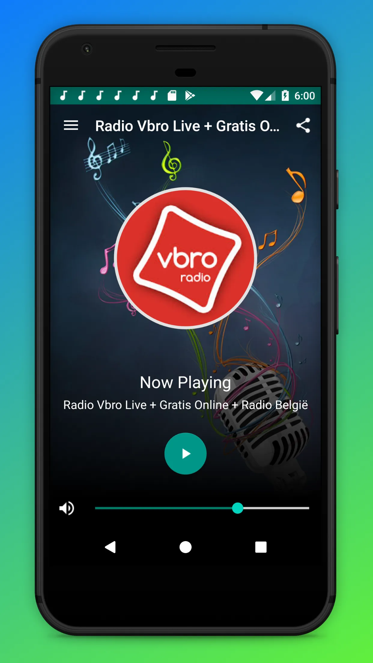 VBRO Radio Belgium Online App | Indus Appstore | Screenshot