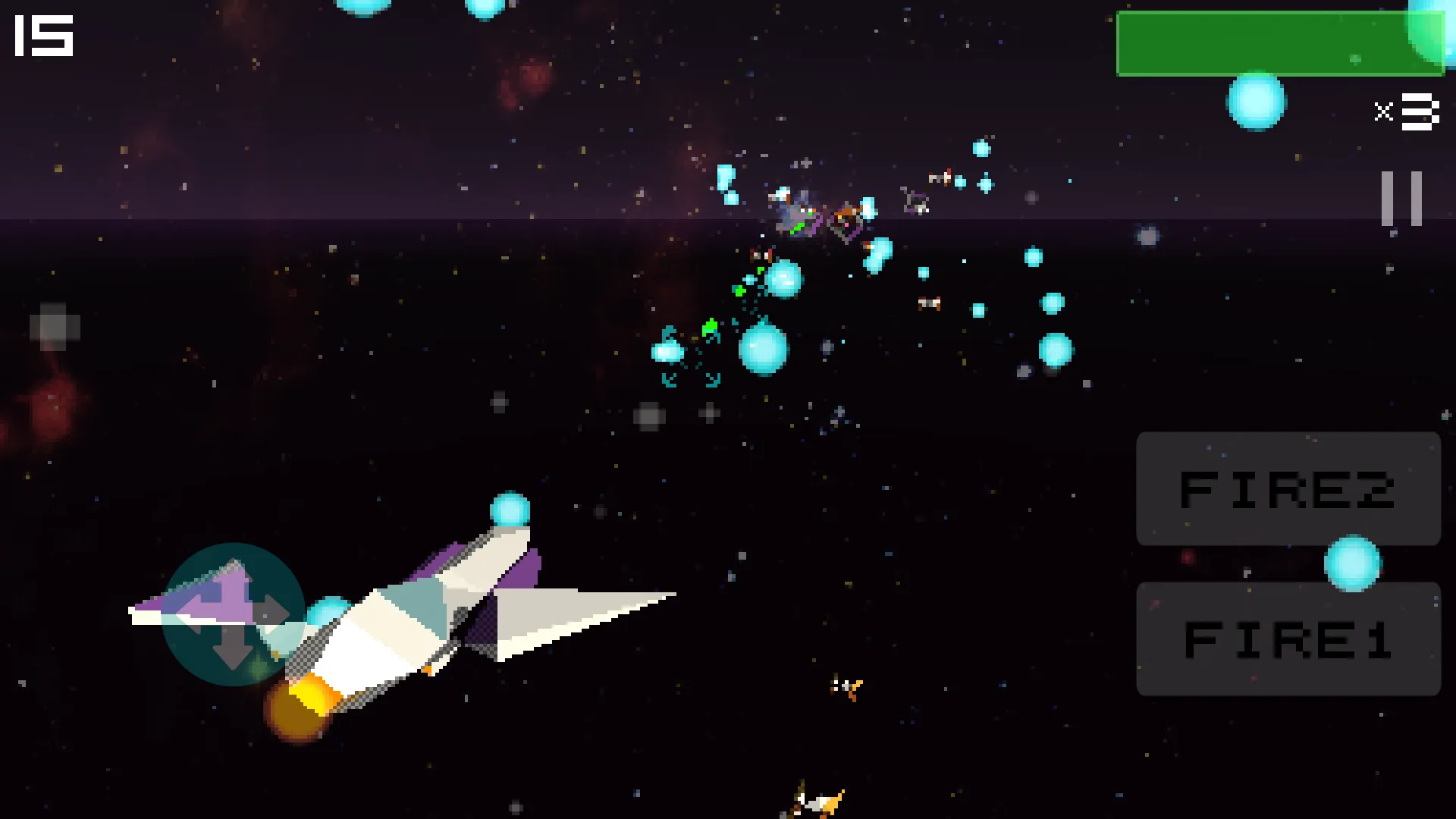 Retro Space Rail Shooter Demo | Indus Appstore | Screenshot