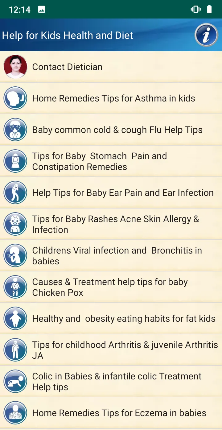 Kids Health and Diet Help | Indus Appstore | Screenshot