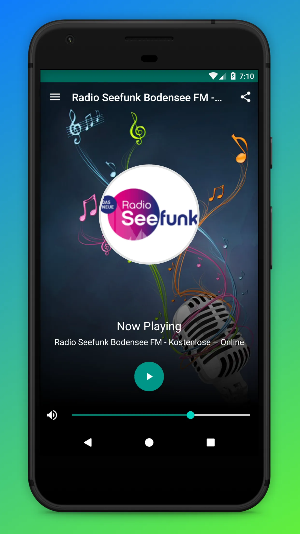 Radio Seefunk Bodensee App DE | Indus Appstore | Screenshot