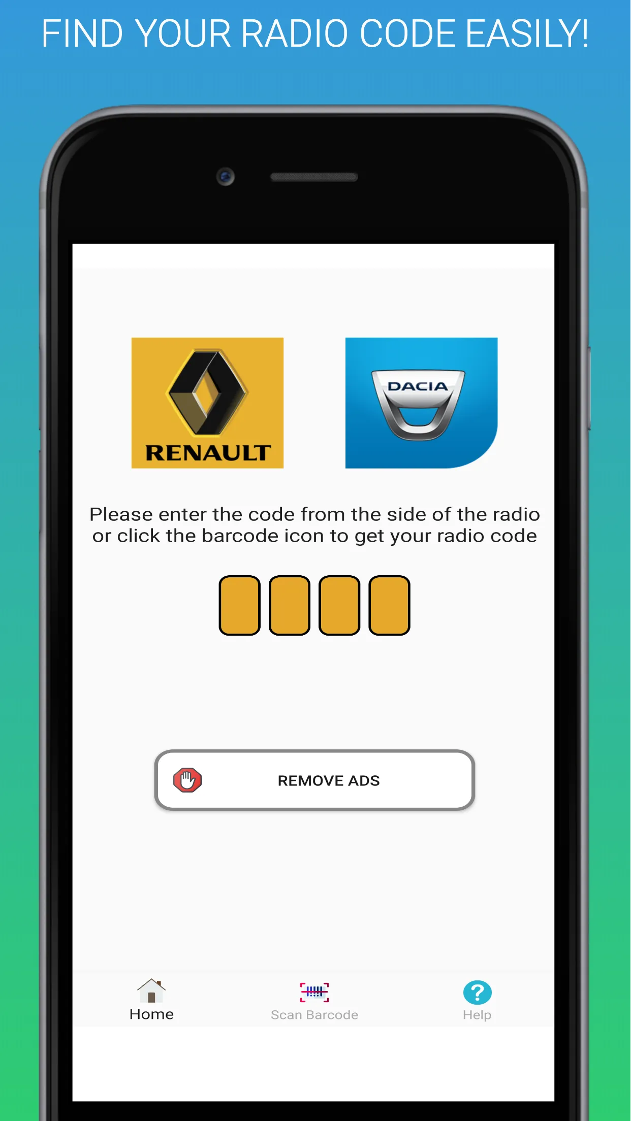 Renault Radio Code Generator | Indus Appstore | Screenshot