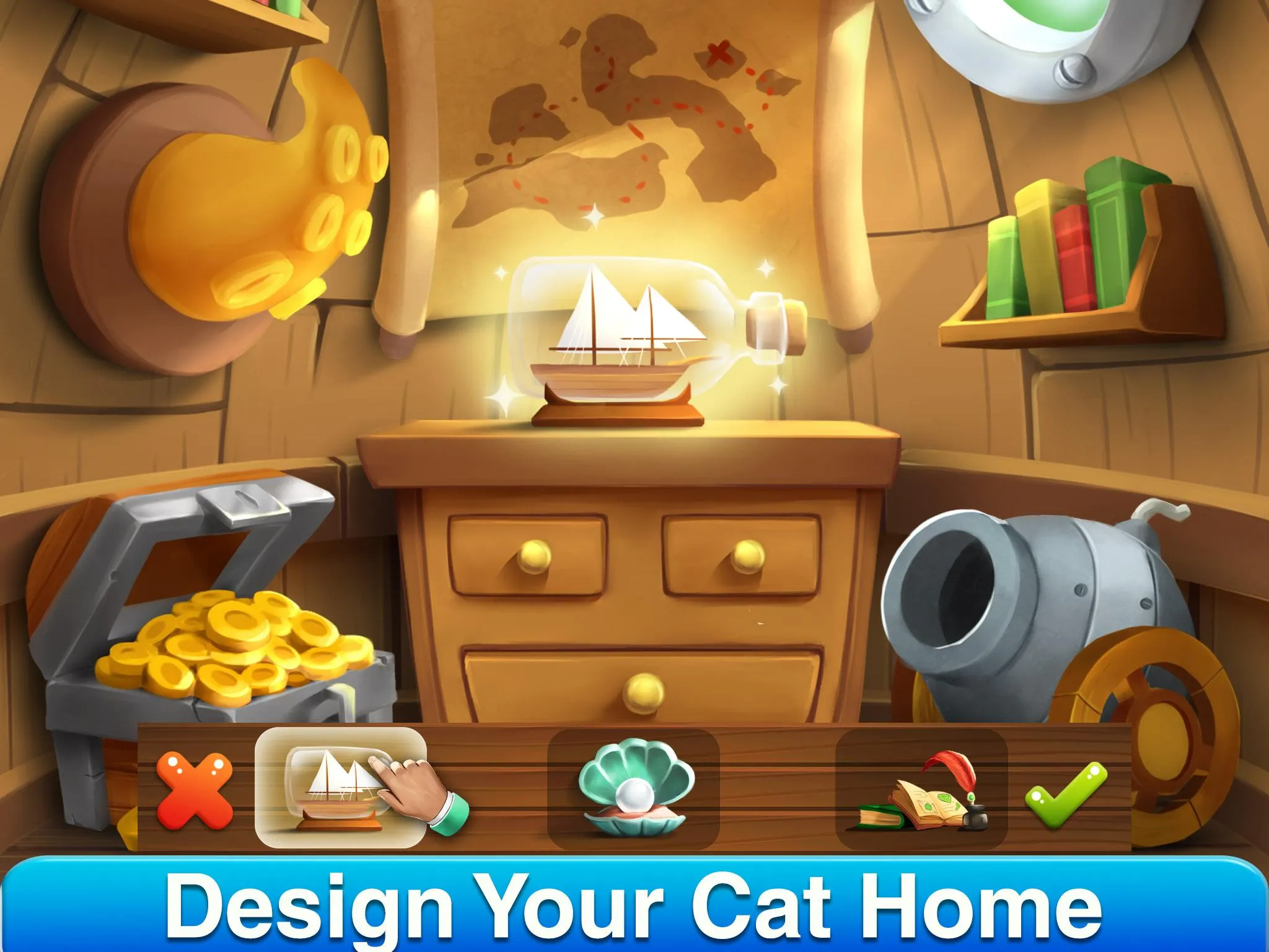 Cat Home Design: Makeover Game | Indus Appstore | Screenshot