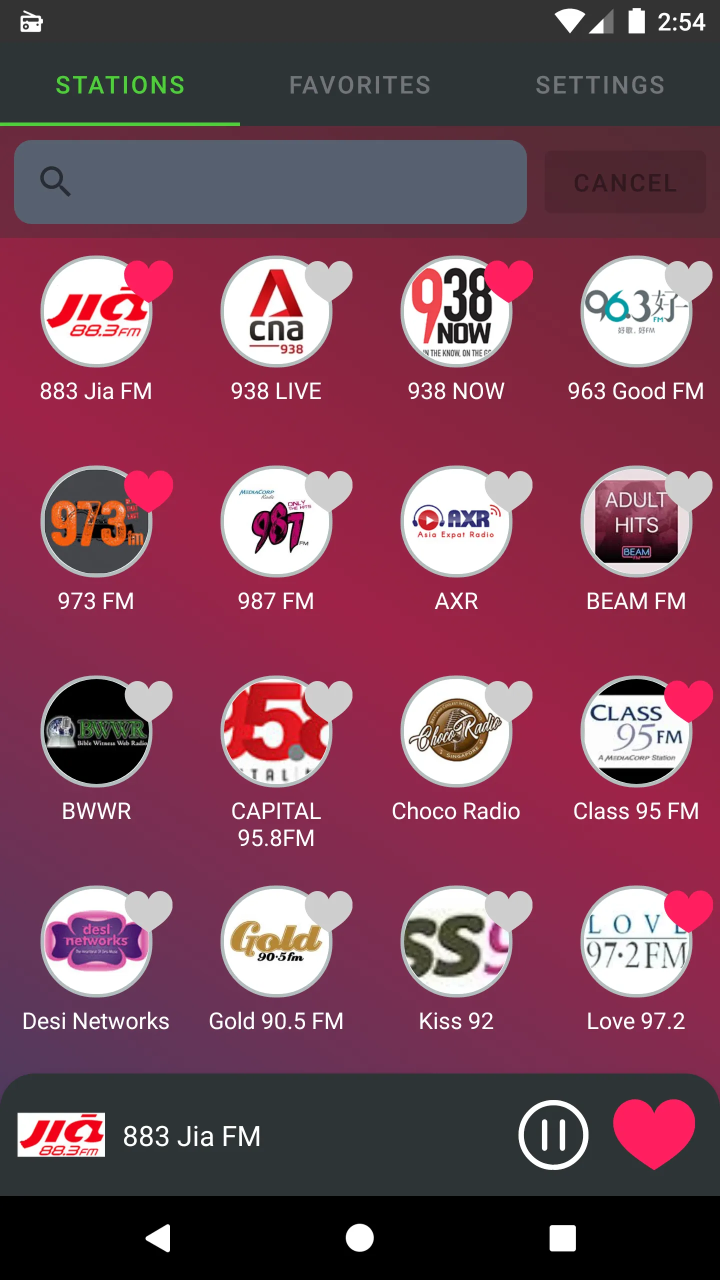 Singapore Radio | Indus Appstore | Screenshot