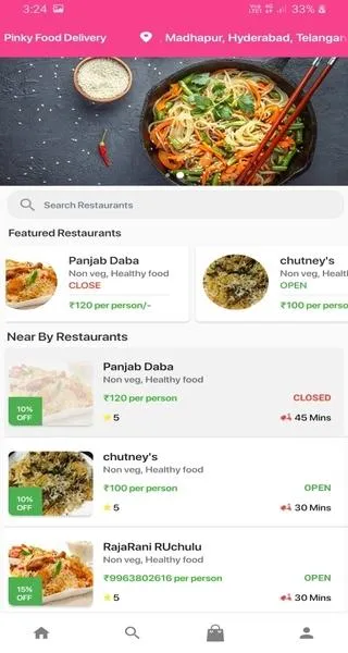 Pinky Food Delivery | Indus Appstore | Screenshot