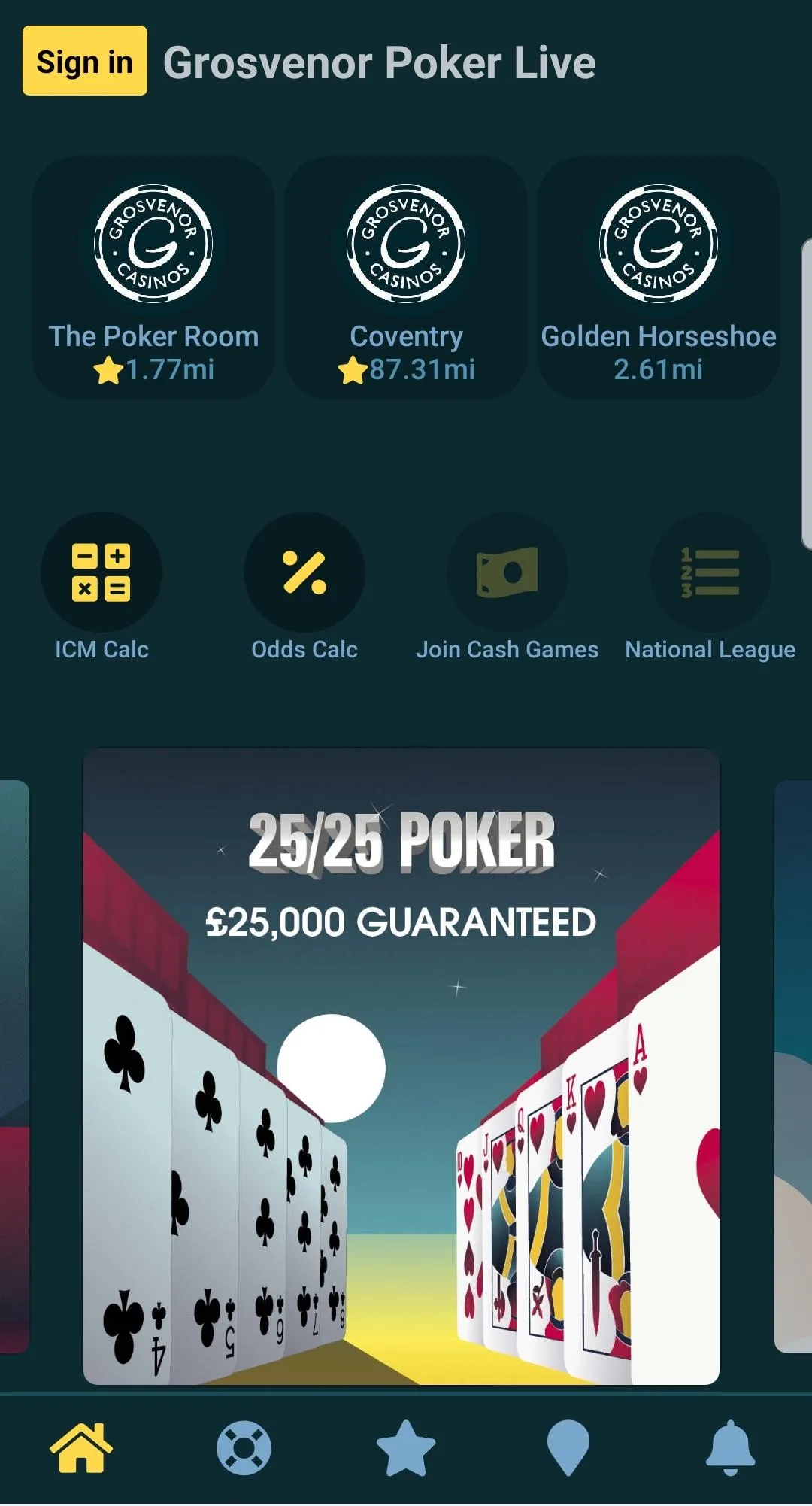 Grosvenor Poker Live | Indus Appstore | Screenshot