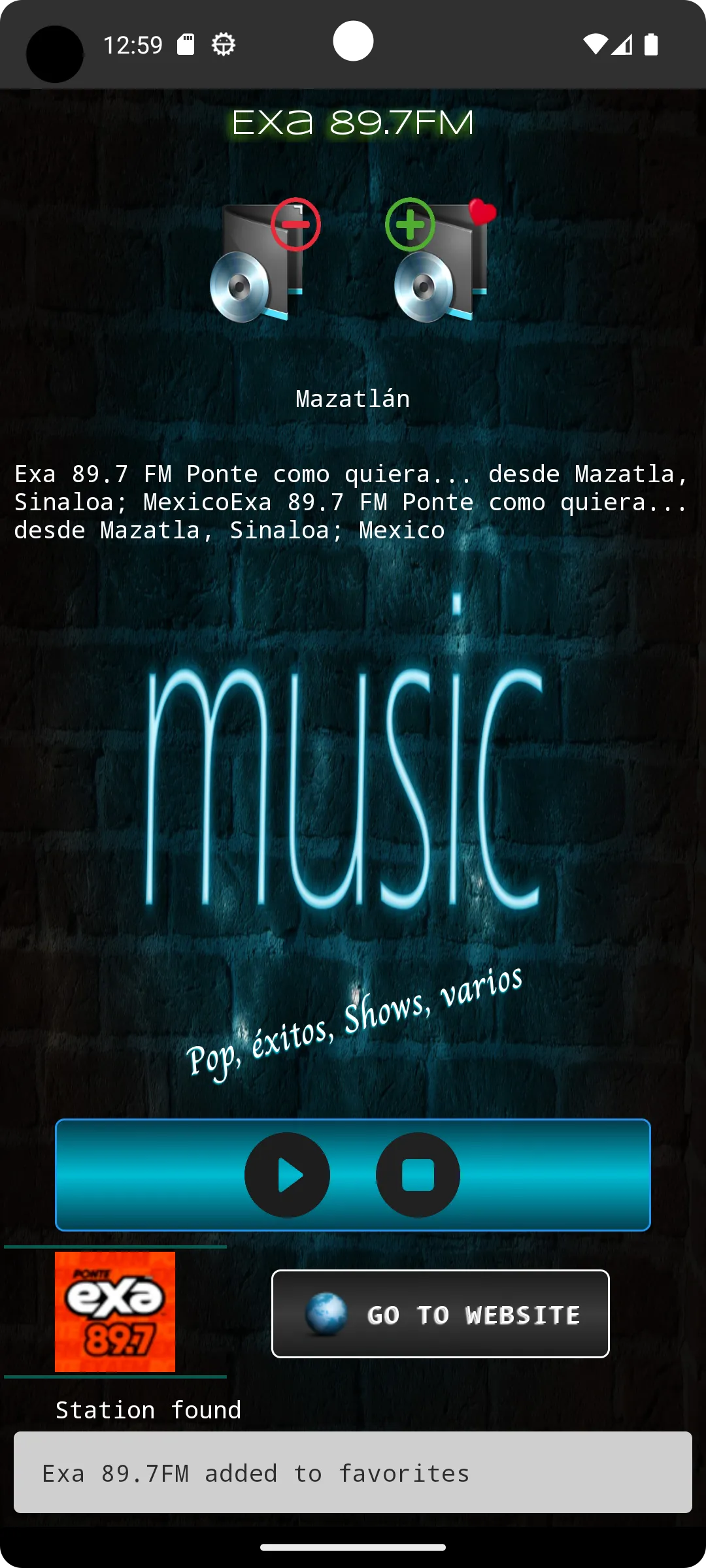 Radio Mexico hundreds of radio | Indus Appstore | Screenshot