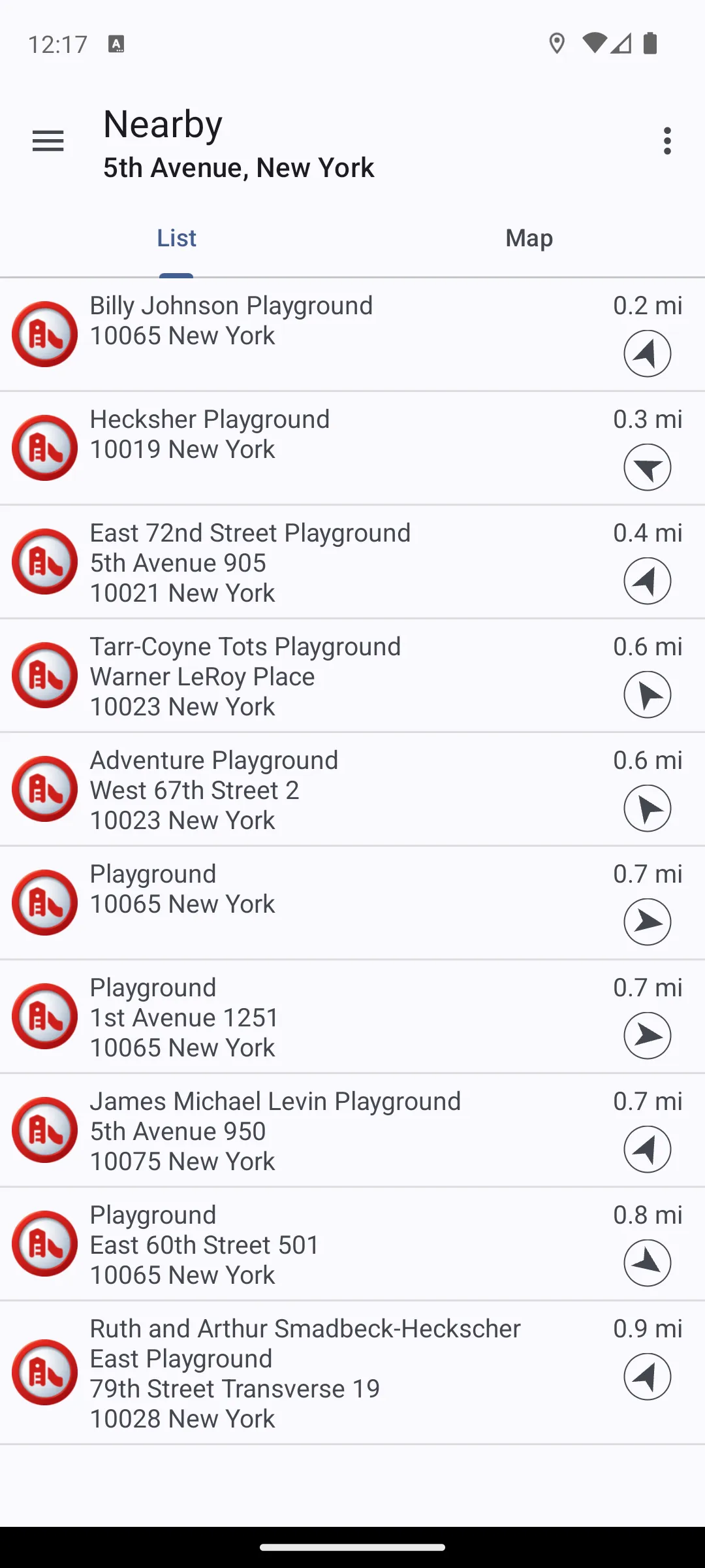 Playground Locator | Indus Appstore | Screenshot