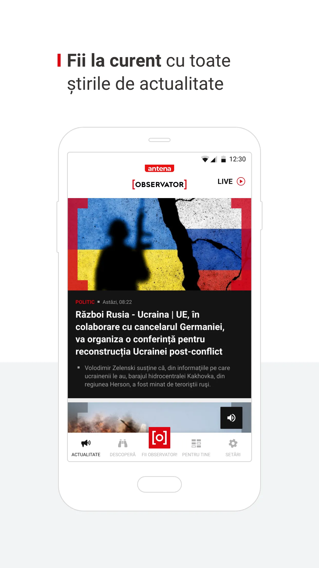 Observator News | Indus Appstore | Screenshot