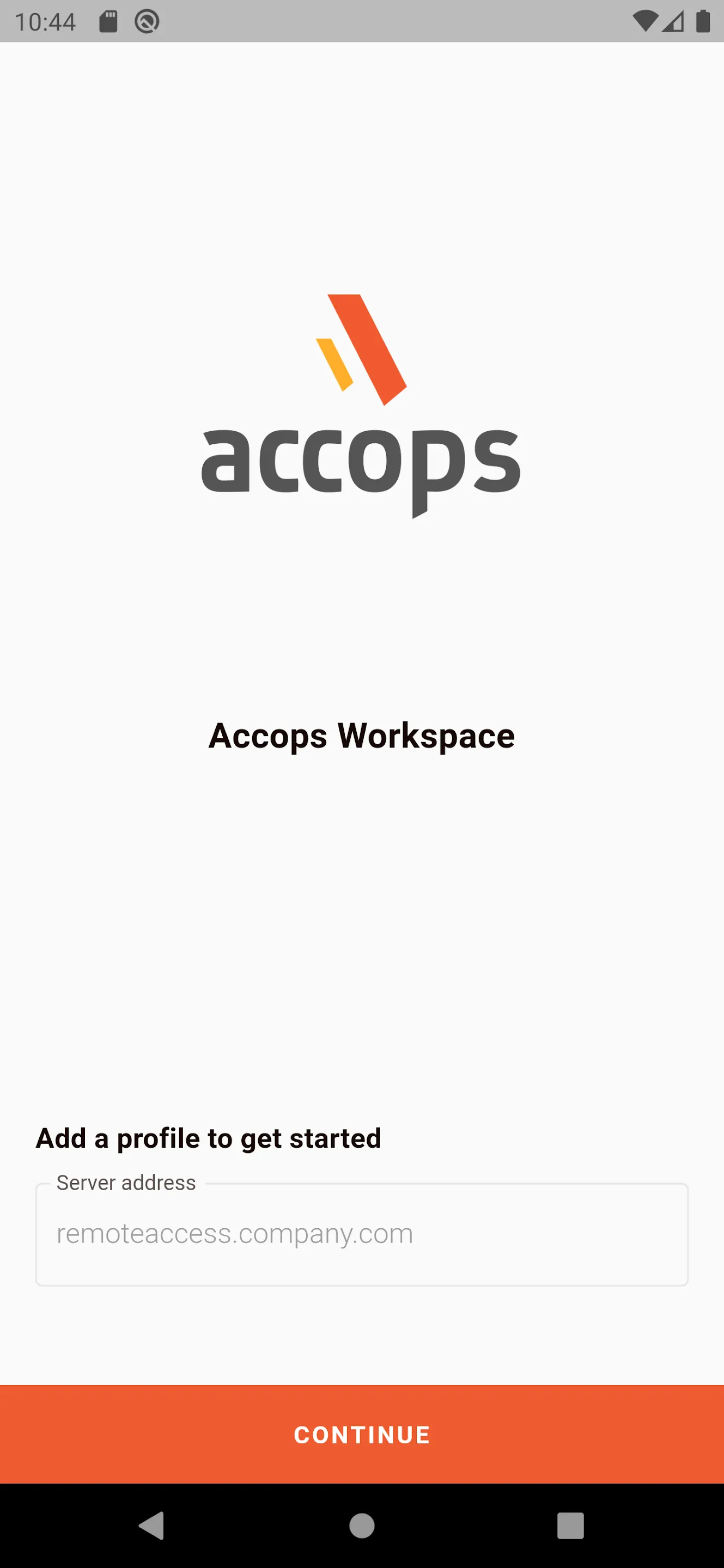 Accops Workspace | Indus Appstore | Screenshot