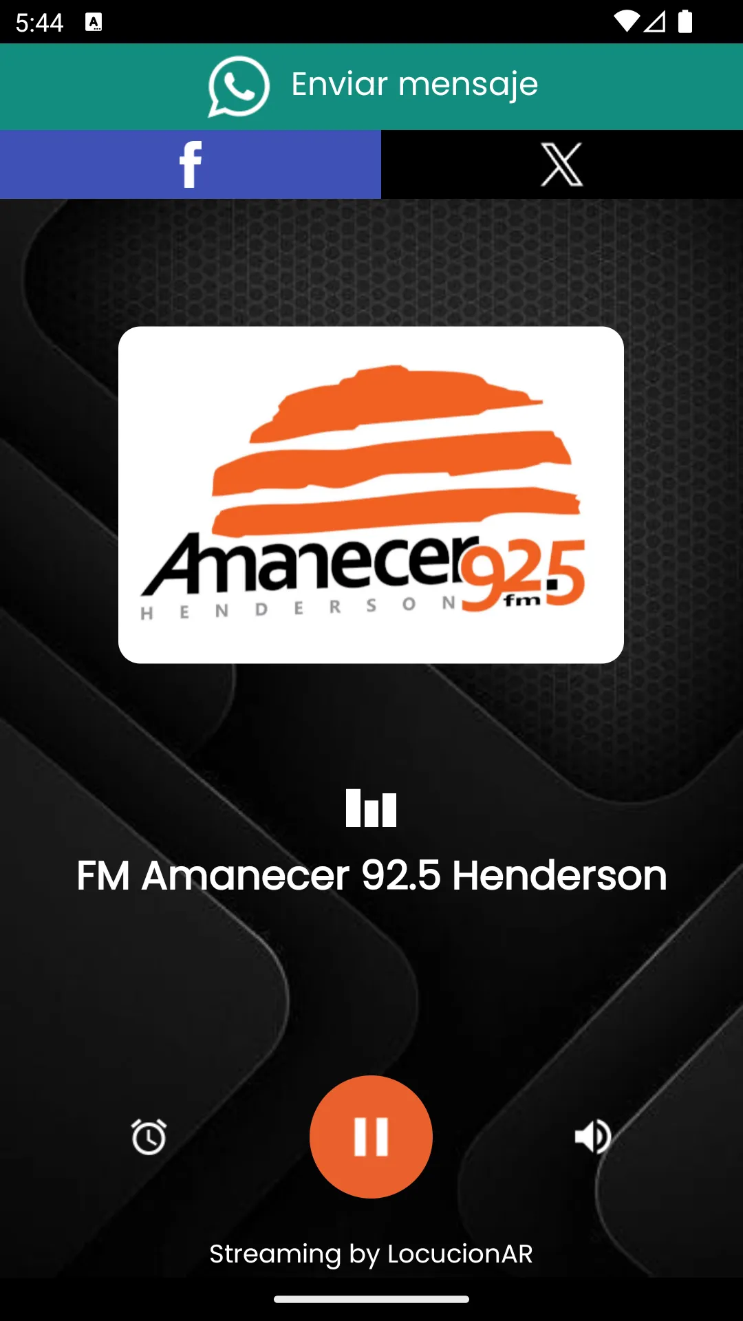 FM Amanecer 92.5 Henderson | Indus Appstore | Screenshot