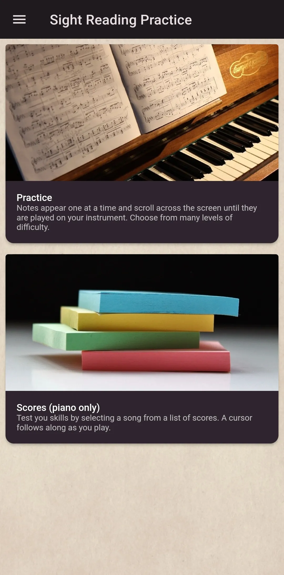 Sight Reading Practice | Indus Appstore | Screenshot