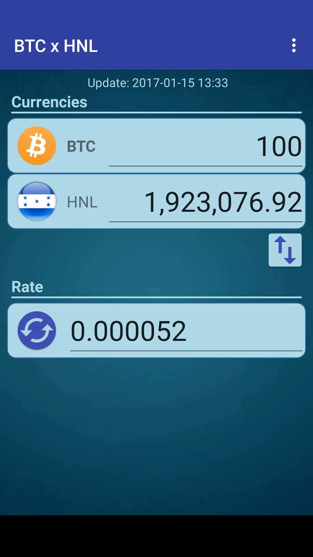 Bitcoin x Honduran Lempira | Indus Appstore | Screenshot